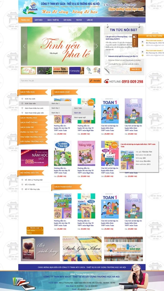 Công ty cổ phần sách và thiết bị trường học Hà Nội