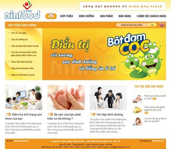 Ninfood - Trung tâm Dịch vụ khoa học kỹ thuật dinh dưỡng