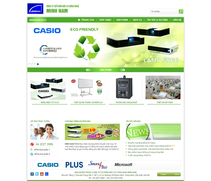 Công ty CP đầu tư công nghệ Minh Nam