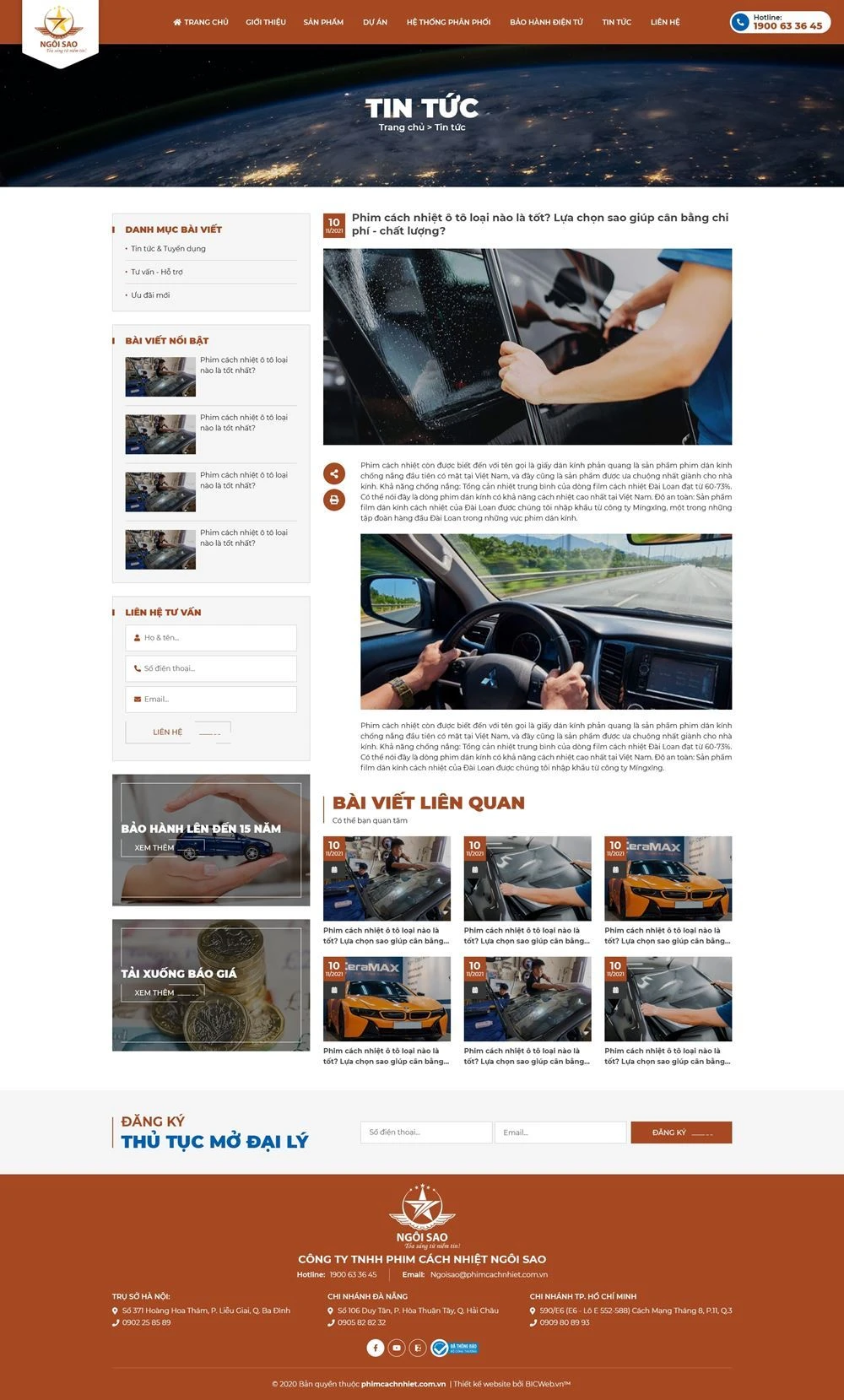 Phim cách nhiệt Ngôi sao