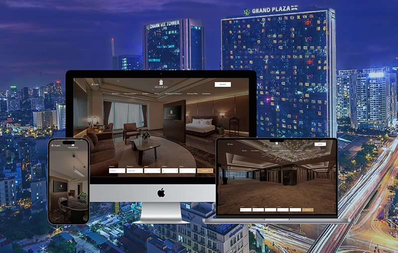 Go-live website Grand Plaza Hotel – Dự án thiết kế website khách sạn 5 sao tại Hà Nội