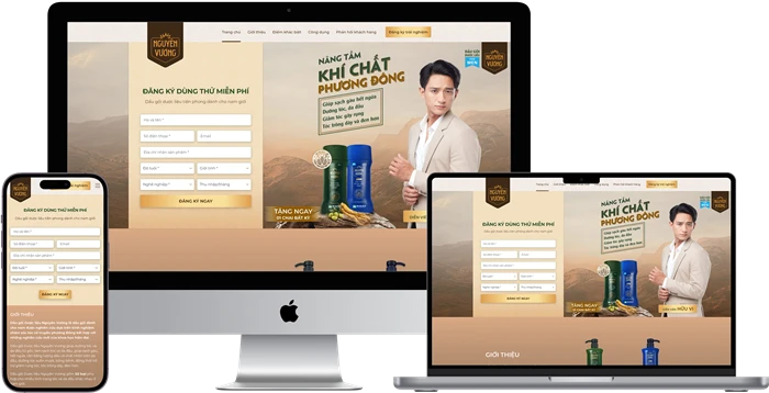 Thiết kế landing page chuyên nghiệp