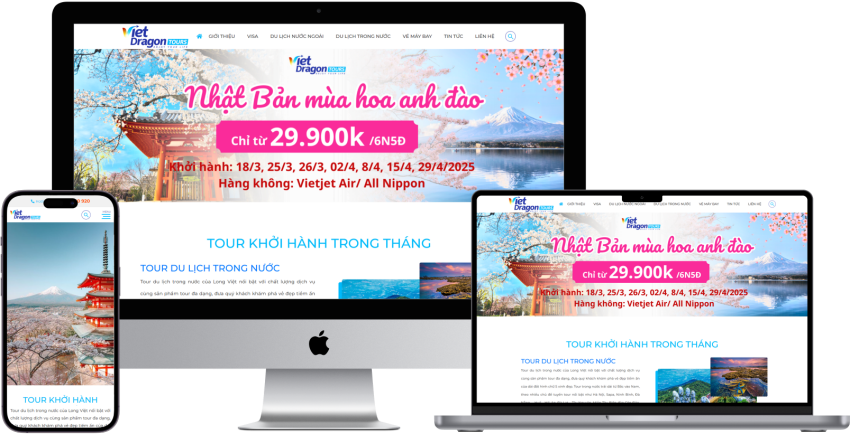Thiết kế tương thích với nhiều loại thiết bị.
