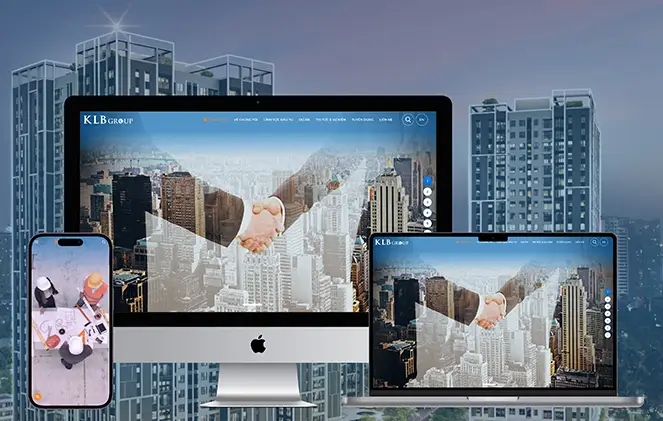 BICWeb triển khai dự án thiết kế website tập đoàn đa ngành KLB