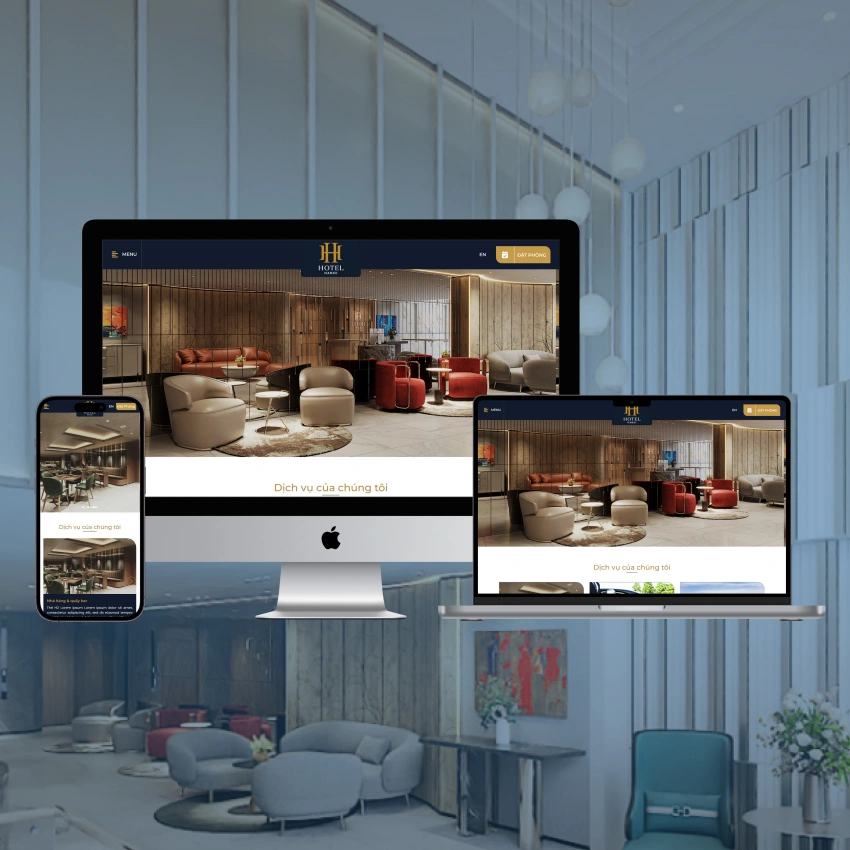 Thiết kế website khách sạn H Hotel