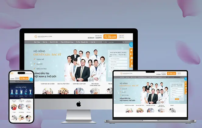 Thiết kế website thẩm mỹ viện
