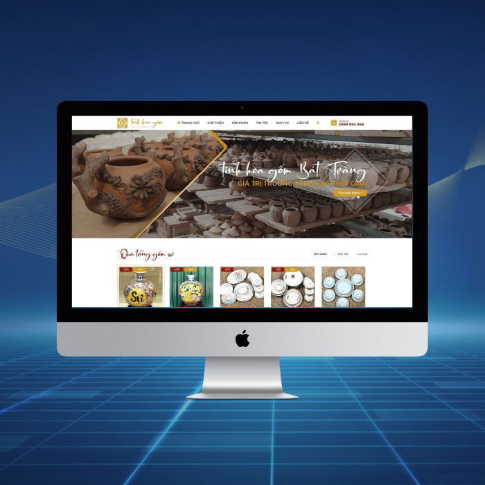 Thiết kế website bán hàng gốm sứ