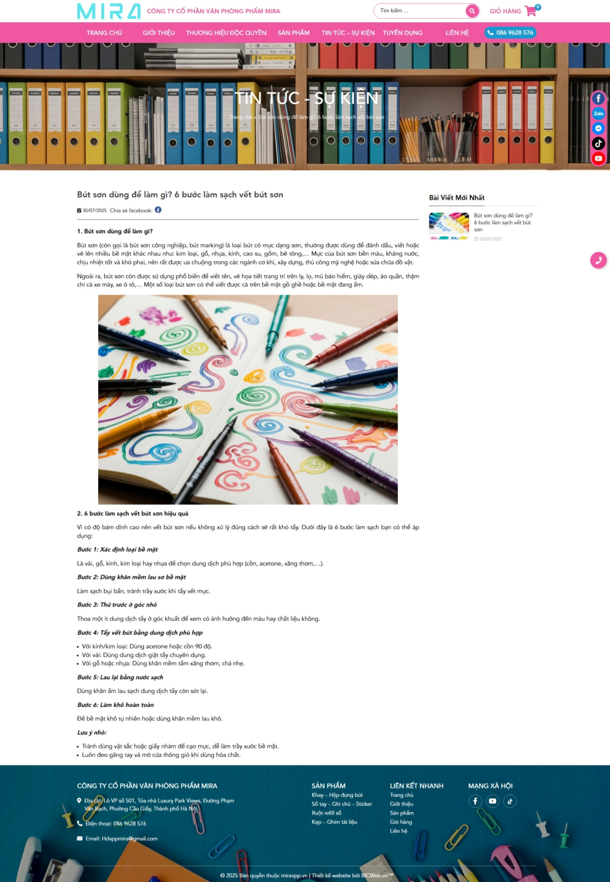 Văn phòng phẩm Mira