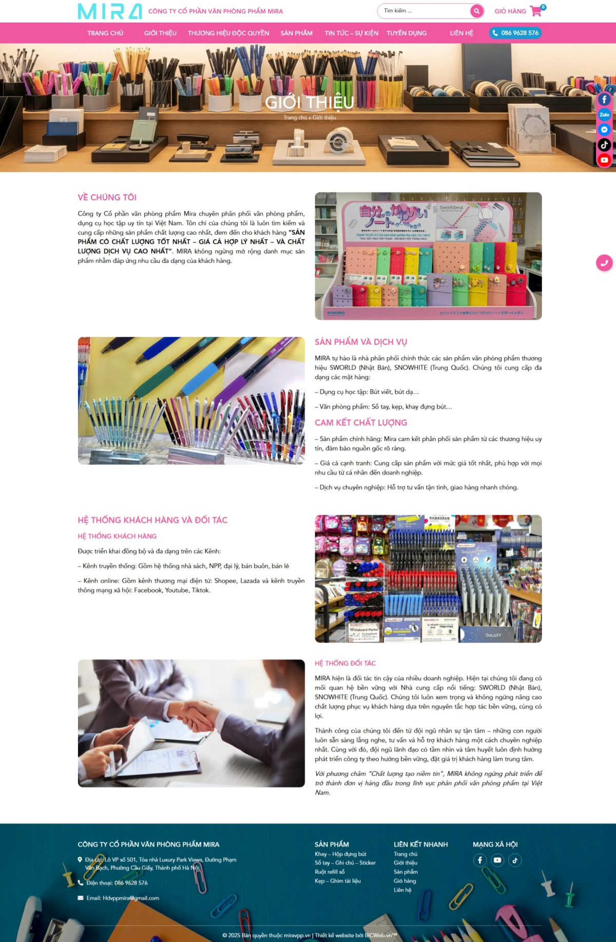 Văn phòng phẩm Mira