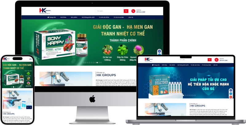 Thiết kế tương thích với nhiều loại thiết bị.