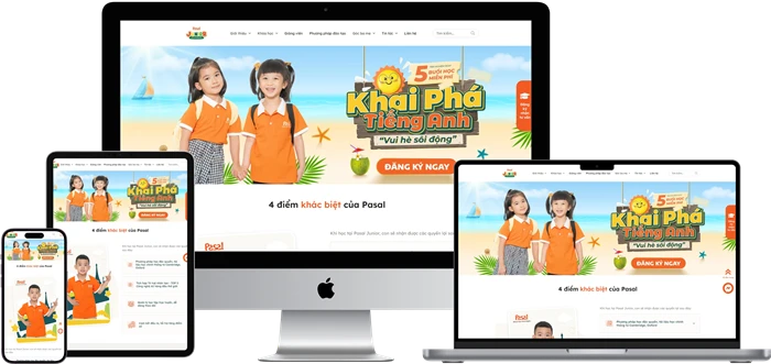 Thiết kế website giáo dục, trường học chuyên nghiệp - Nền tảng tri thức hiện đại