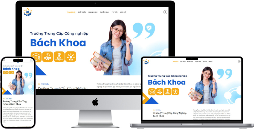 Thiết kế tương thích với nhiều loại thiết bị.