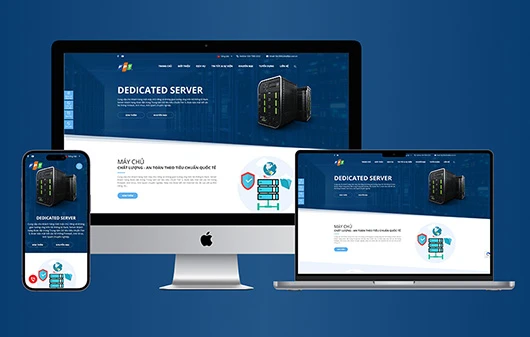Thiết kế website trung tâm dữ liệu cho Công ty viễn thông quốc tế FPT