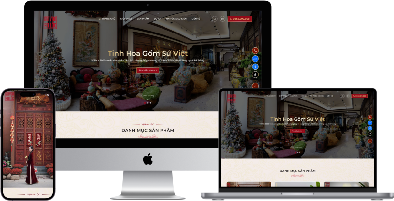 Thiết kế tương thích với nhiều loại thiết bị.