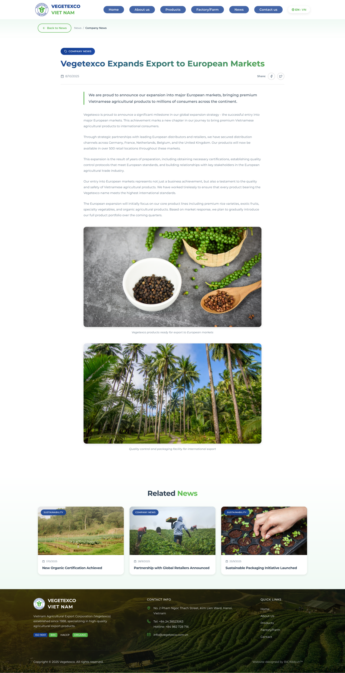 Tổng công ty Rau quả, nông sản Việt Nam